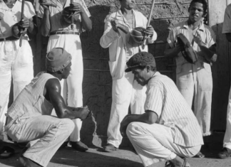 Parabéns capoeirista por sua luta diária